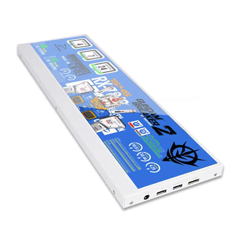 14インチポータブルモニター,4K,3840x1100,USBタイプC,カーサブ