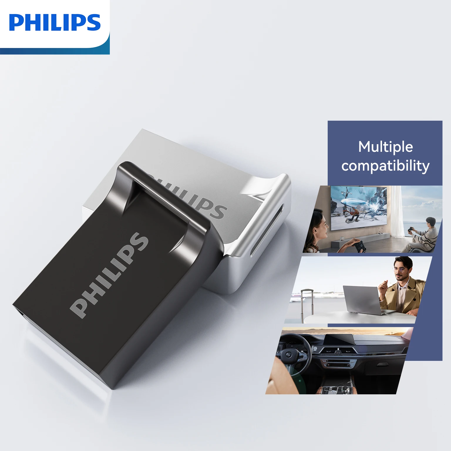 PHILIPS Ultra Slim USB Flash Drive - Compact Storage Solution