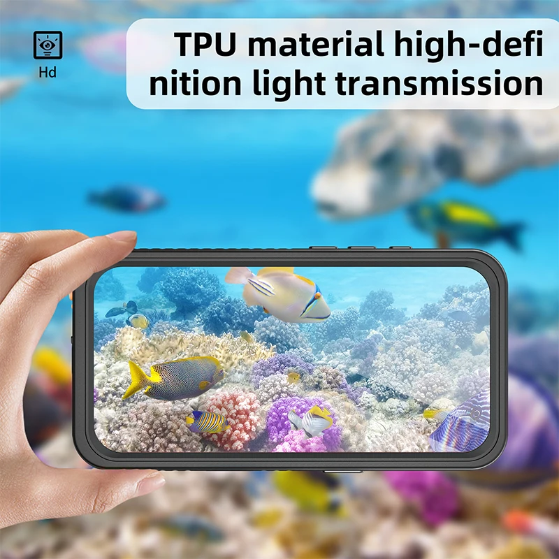 IP68 wasserdichte versch ließbare Hülle für iPhone 16 16 plus – Detail 6