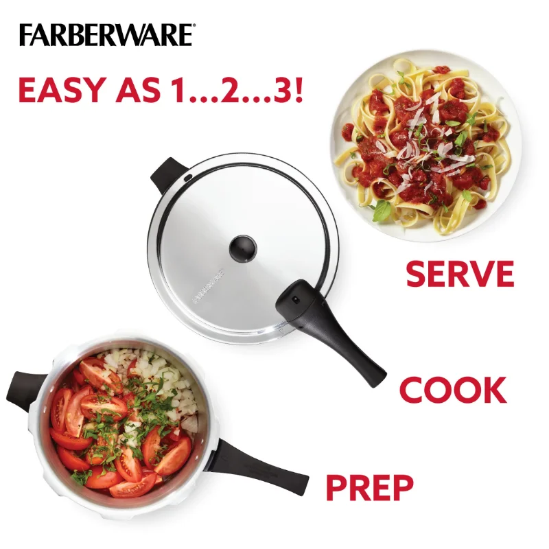 Farberware 6 Quart Programmable Digital Pressure Cooker Safe, Durable, Easy  To Clean, - AliExpress