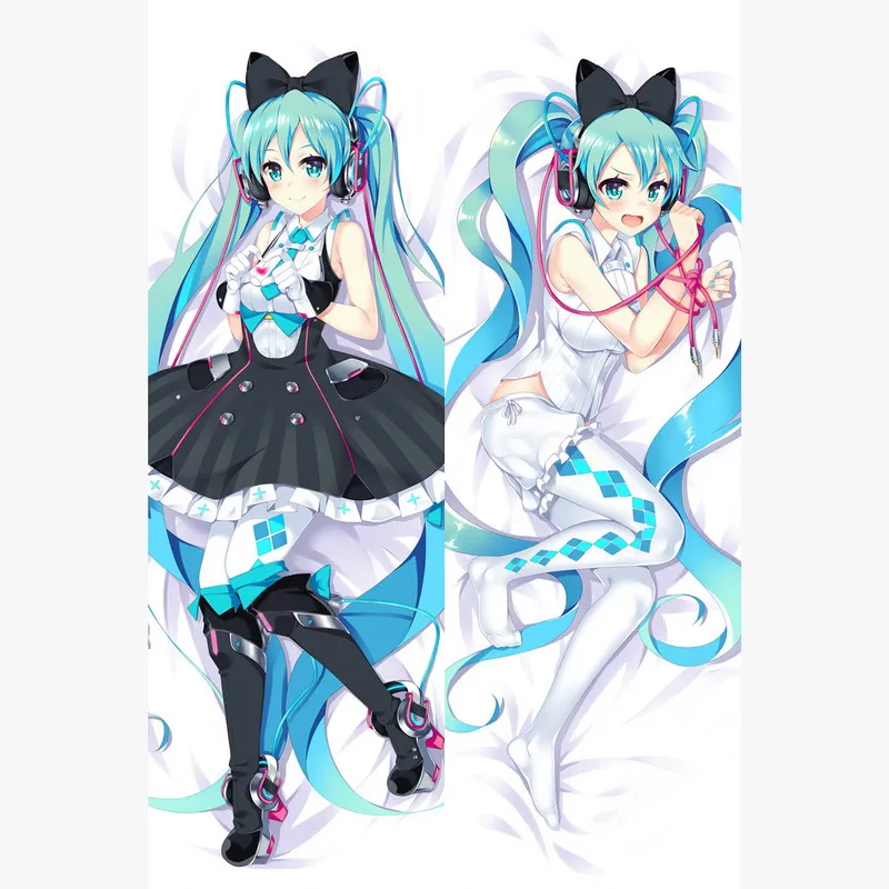 

Anime Action Figure Miku Japanese Anime Dakimakura Hugging Body Pillowcase Pillow Case Long Cushion Cover Peach Skin/ 2way Gift