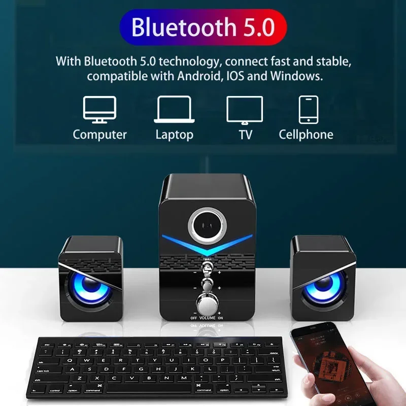 Home Theater System Caixa De Som PC Bass Subwoofer Bluetooth Speaker Computer Speakers Music Boombox Desktop Laptop Altavoces TV bluetooth speaker,computer speakers