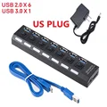 7 Port HUB-US Plug