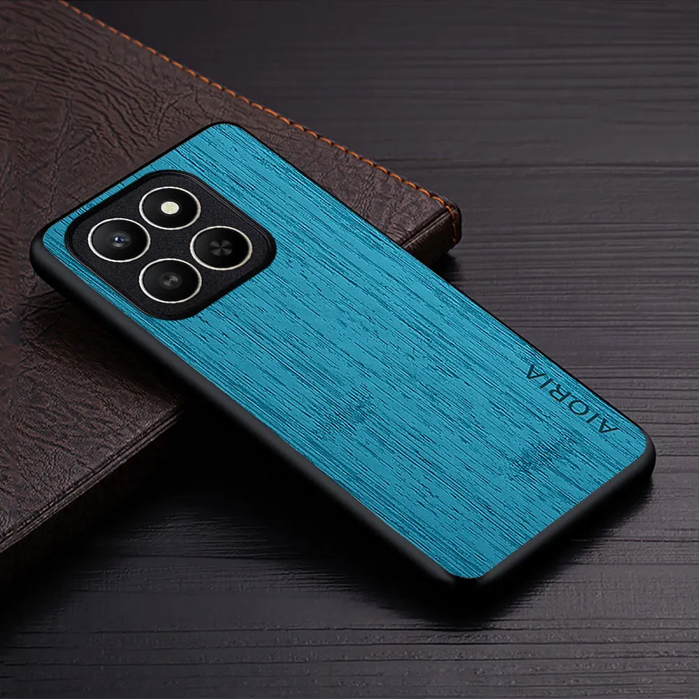 Bamboo Wood Pattern Leather Luxury Phone Case Cover
