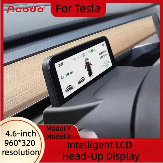 Model 3 Y Hud Screen Tesla Heads up Display Dashboard Screen 4.6