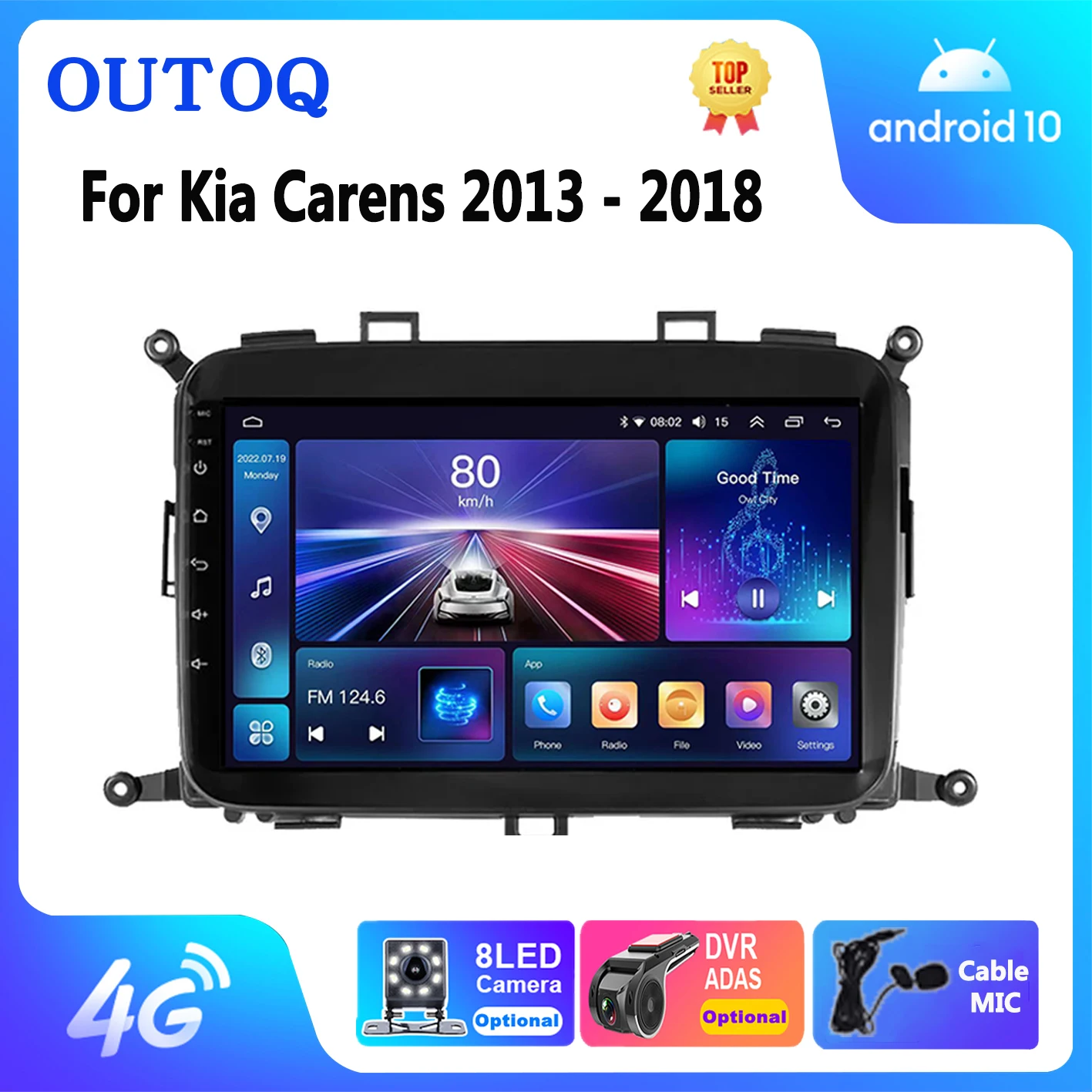 

Android Car Radio Carplay for Kia Carens 2014 2015 2016 2017 Car Radio Android Auto Carplay DSP Stereo 5G Navigation GPS 2 Din