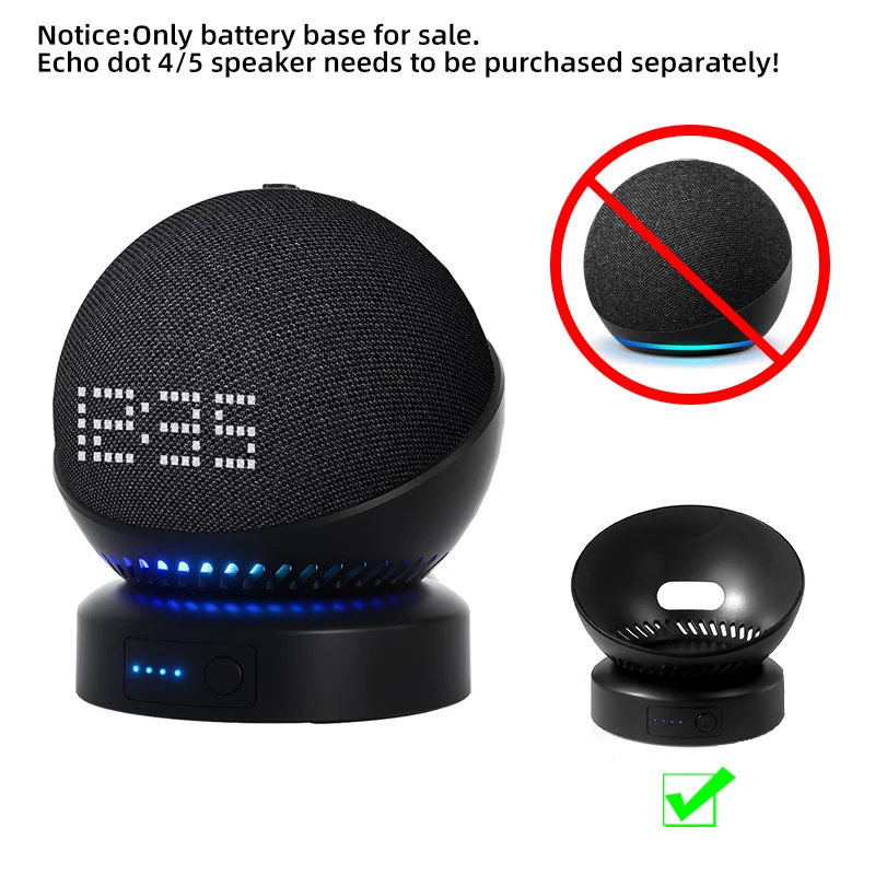 Echo（最新モデル）＋バッテリーベース【2台セット】 Echo（最新モデル）＋バッテリーベース【2台セット】
