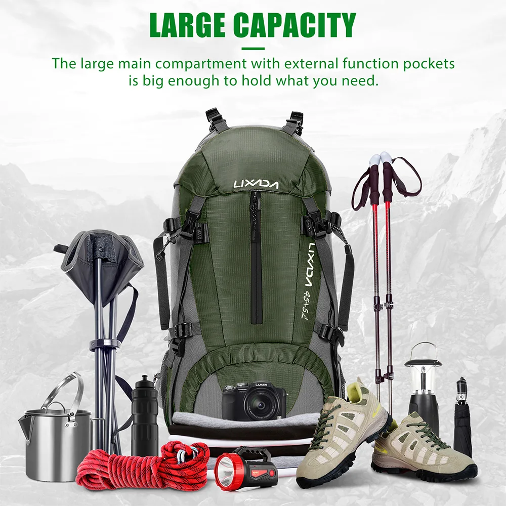 50l Mountain Life Rucksack Lixada 50L Water Resistant Outdoor