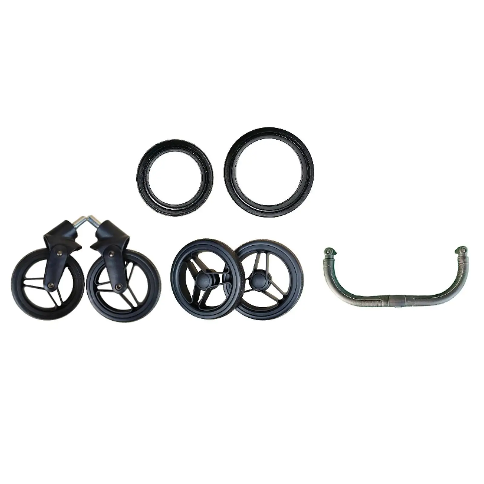 Pram Wheel Accessories for Baby Carriage Cover Tyres Front and Rear