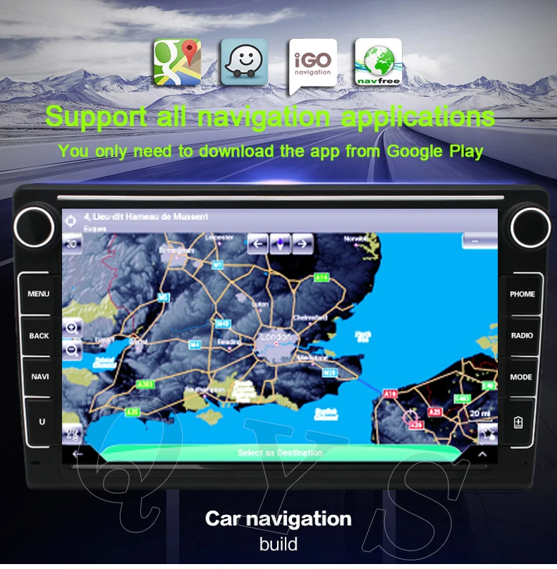 Android 10,1 Радио Аудио Видео Стерео BT Wifi Автомобильное.