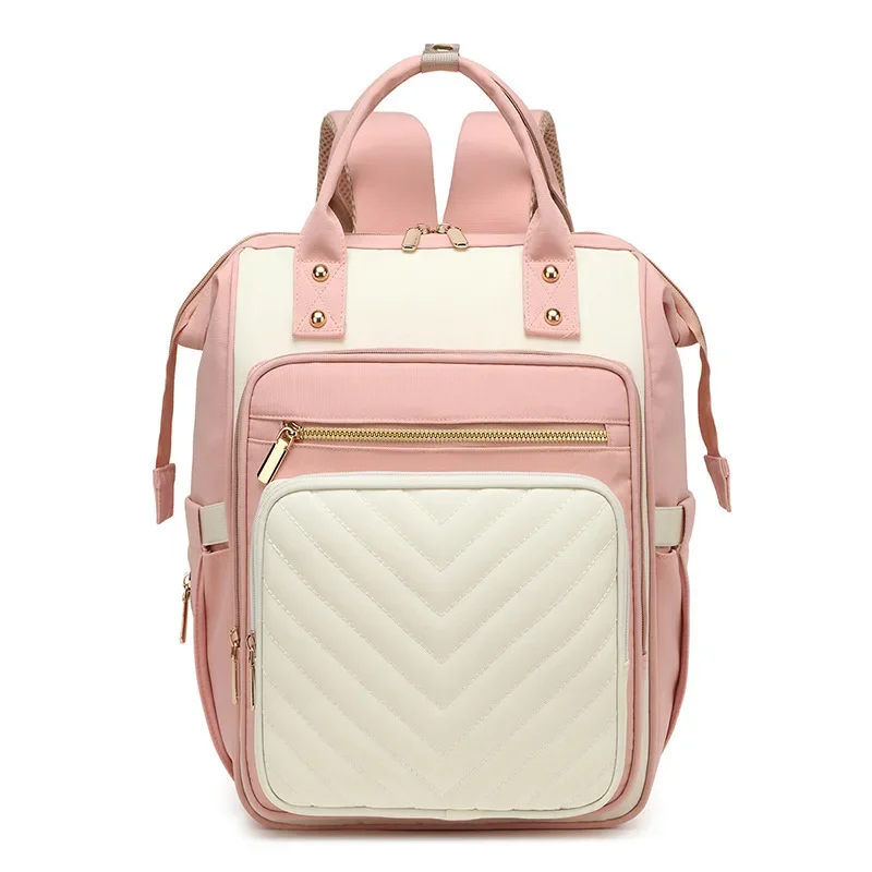 New Fashion Oxford Multi Functional Wear Resistant Insulation Large Capacity Zipper Mommy Bags Backpack for Travel Diaper Bags
