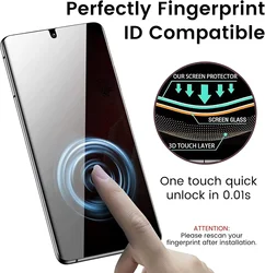 Privacy Screen Protector Set - Tempered Glass Anti - Spy Protective Cover - 3Pcs (Galaxy S25 Ultra)