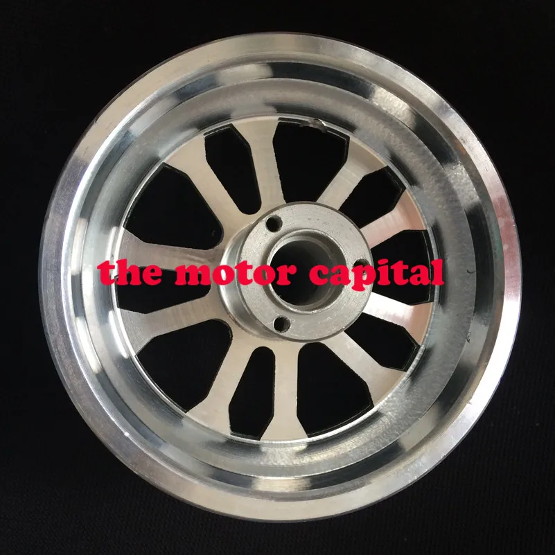 6.5 inch rim Front/rear Wheel Rim 90/65-6.5 Tubeless Aluminium Front Hub fit Scooter with Axle Parts