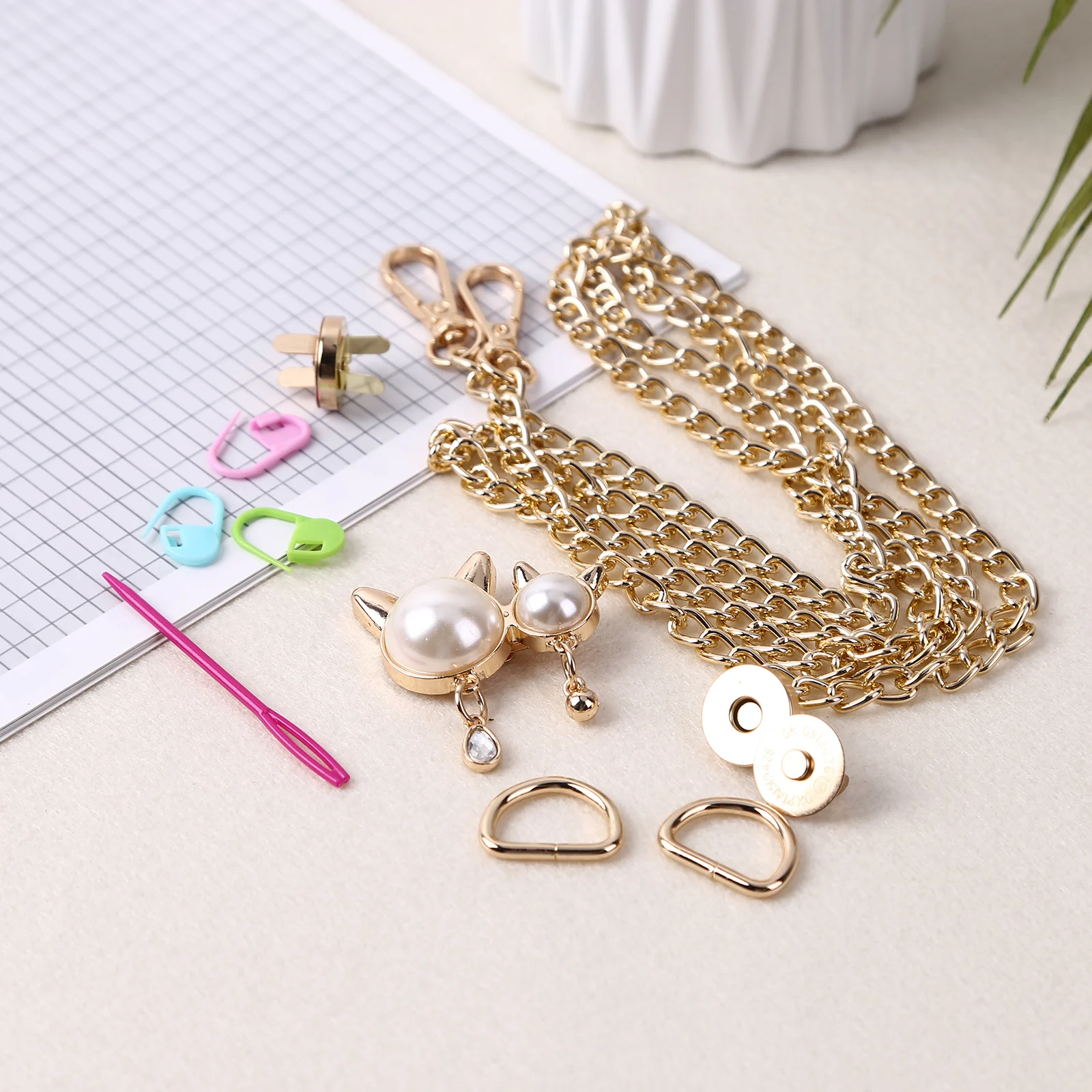 Woven Bag Grid Board DIY Material Knitted Piece DIY White Plastic Helper Hand Bag Soft Rubber Net Cover Knitting Accessories