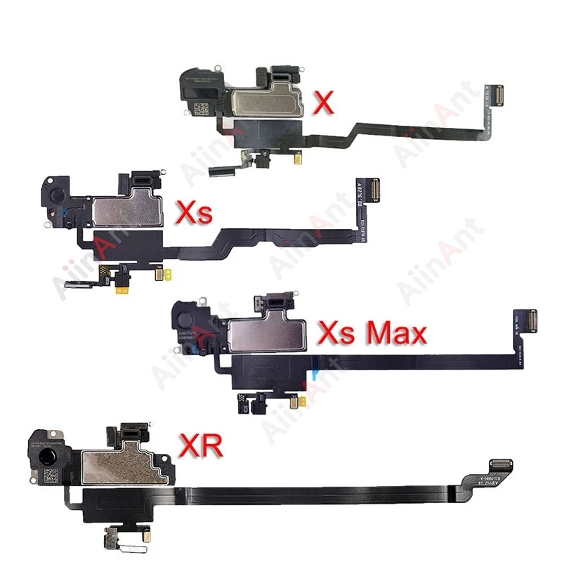 High-Quality Phone Top Proximity Sensor and Earpiece Speaker Flex Cable with Sticker, 100% OEM