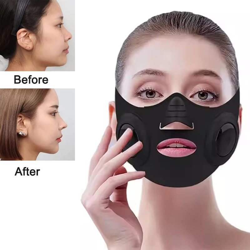 EMS V-line Face Lifting Massager Facial Slimming Mask Anti Wrinkle Double Chin Reducer Cheek Lift Up Belt Faces Beauty Devices