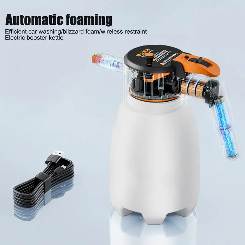 Car Wash Foam Sprayer Multifunctional Car Foam Sprayer 1.8L Portable Vehicle Supplies Garden Watering Accessories For Daily Care
