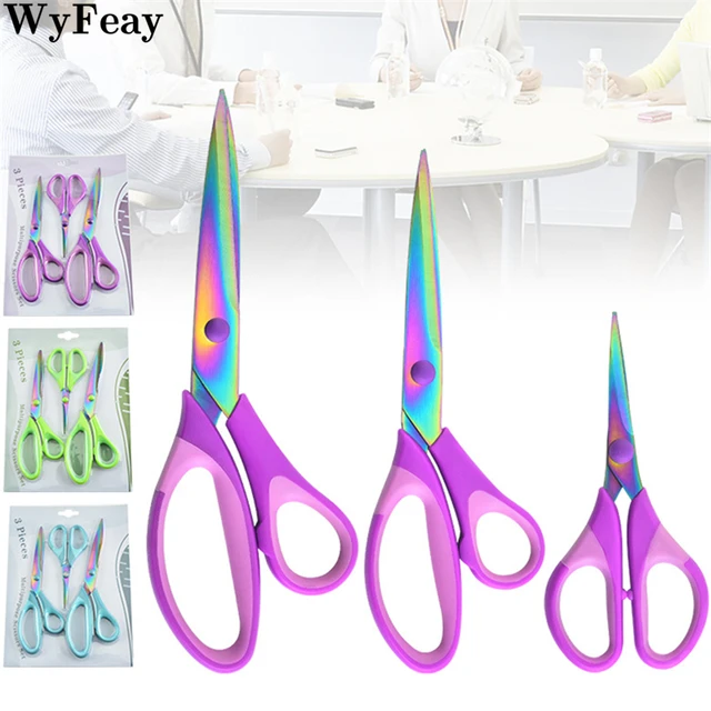 LMDZ Purple Tailor Scissors for Fabric Cutter Needlework