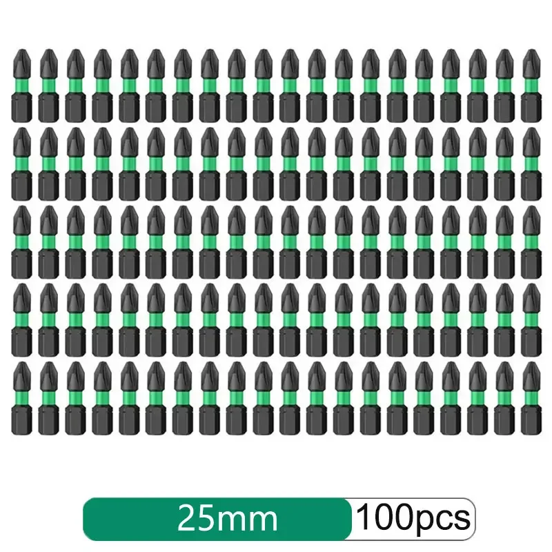 Набор насадок для отверток PH2, 50/100 шт.