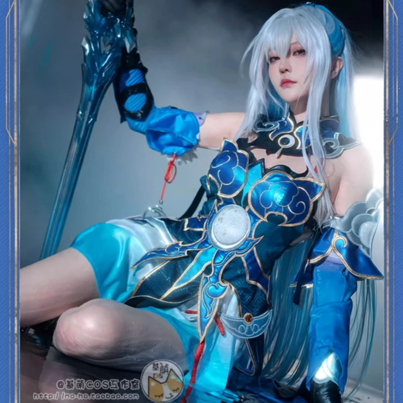 

Модная Игра Honkai: Star Rail Jingliu, костюм для косплея, женские костюмы, сексуальное платье, яркий карнавал, в наличии