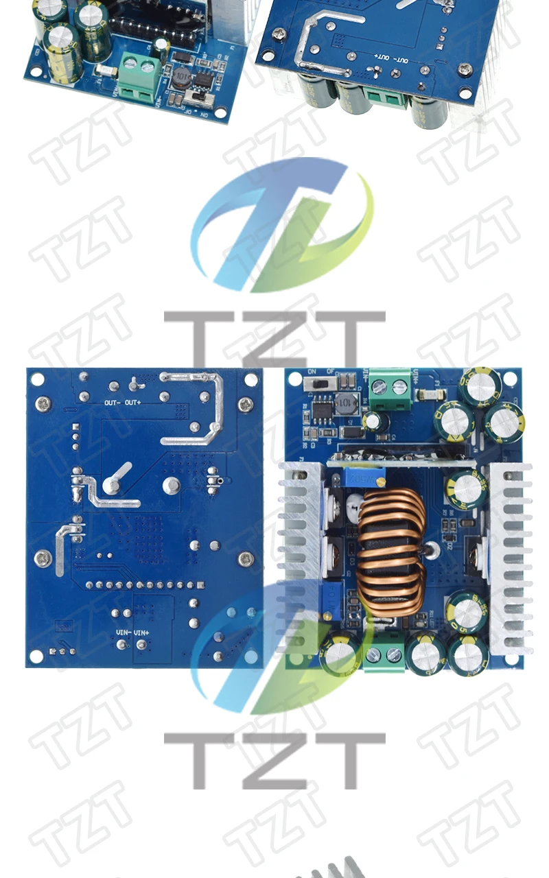 1/2/5PCS 500W 18A Einstellbare Netzteil Modul DC-DC Step Down Buck Converter LED Treiber 12-95V zu 2-90V Spannung Regler 12V – Detail 5