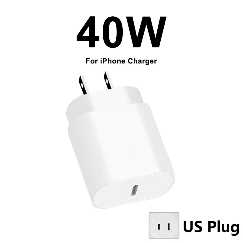 ตัวเลือกสินค้า ชาร์จเร็ว 40W Type-C สำหรับ iPhone ทุกรุ่น