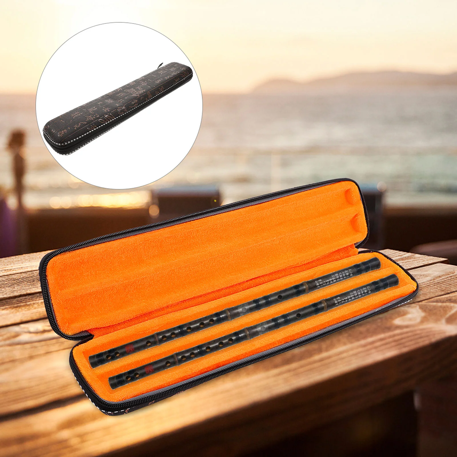 

Flute Storage Case Flute Case Bamboo Flute Box Shockproof Resistant to Moisture Resistance to Fall Off Instrument Flute Case