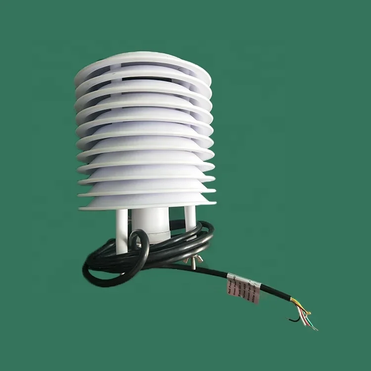 2025 Cool9-30V 입력 아날로그 4-20mA 및 디지털 RS485 Modbus 출력 공기 온도 습도 센서 (태양광 방사선 차폐 포함)