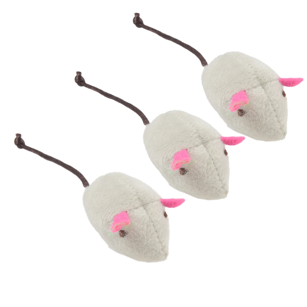 3pcs/lot Mix Pet Toy Catnip Mice Cats Toys Fun Plush Mouse Cat Toy for Kitten Plush Mouse 