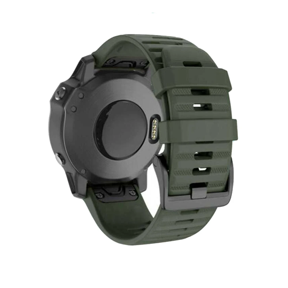 Durable Silicone QuickFit Watchband Bracelet in Multiple Sizes