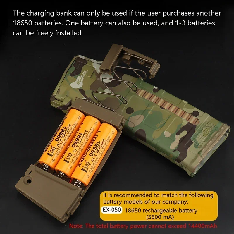 PMAC Style 1:1 Mag Magazine Model Type Replaceable Battery Charger Shell TypeC-line Without Battery Tactical Mobile Power Supply 5