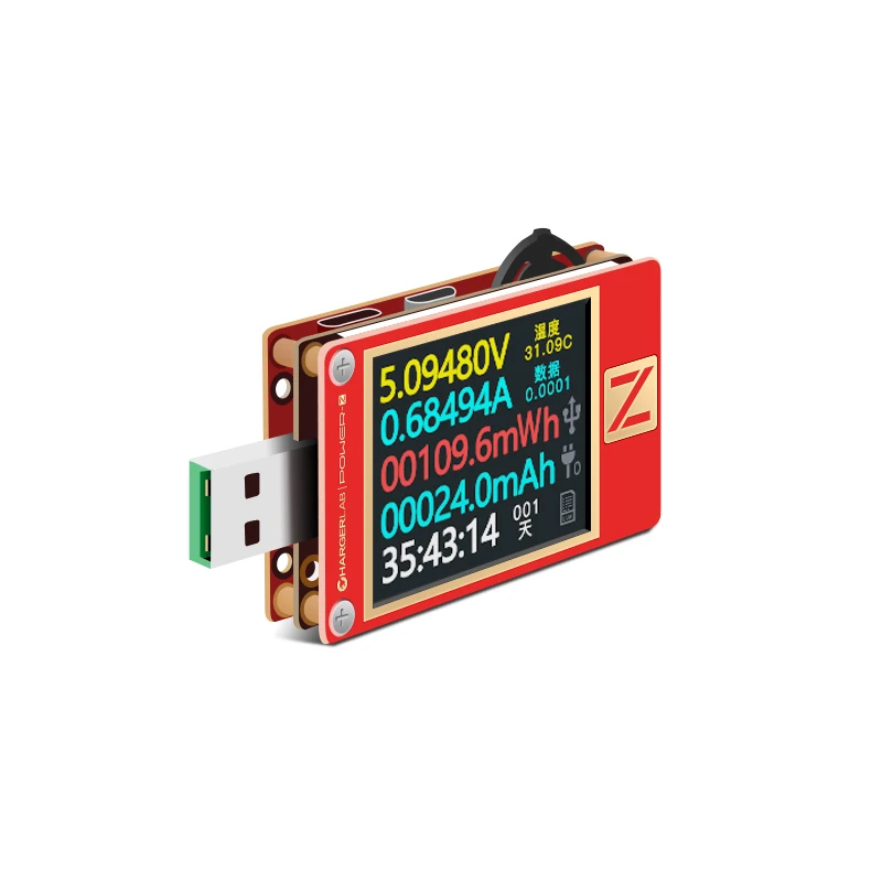 POWER-Z KM003C KT002 USB Tester Micro Digital Voltmeter QC5.0/PD3