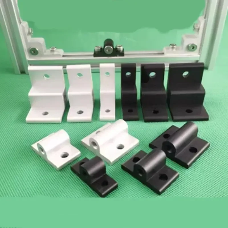 Corner Bracket Anchor Wheel Connector Right-Angle Extrusion Corner Code for 3030 40 Aluminum Profile Hardware Brackets 2Pcs