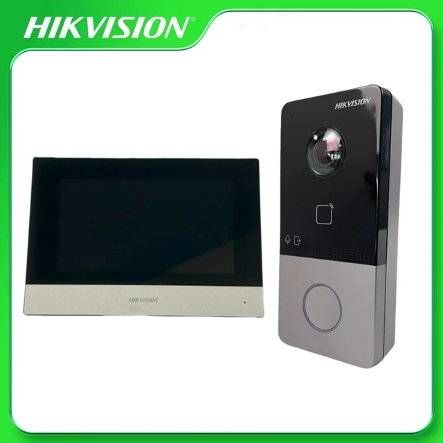 Hikvision DS-KIS603-P (C) Video Intercom Kit DS-KV6113-WPE1(C) DS-KH6320-WTE1 IP Video Intercom Kit for Villa or House 3