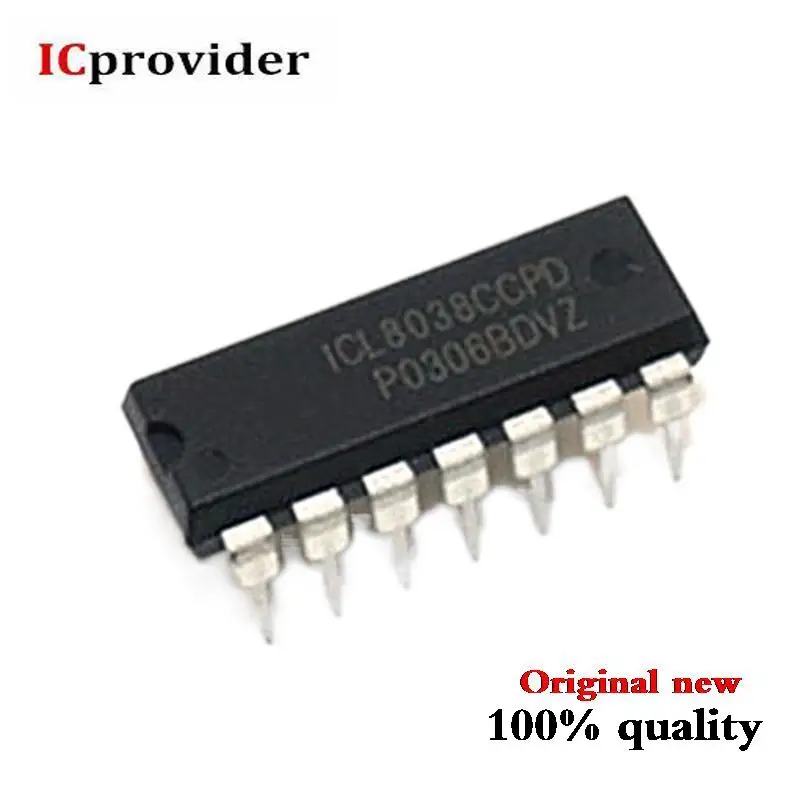 

5 шт. ICL8038CCPD ICL8038 DIP14 DIP прецизионный генератор сигналов/генератор с контролем напряжения, новый оригинальный