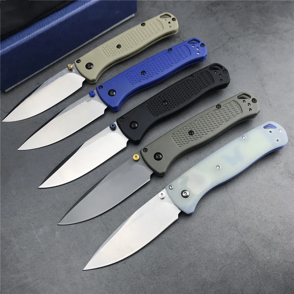 

2023 Newest BM 535 Pocket EDC Folding Knife CPM-20CV Blade Reinforced Nylon Fiber Handle Outdoor Hunting Tactical Camping Tools