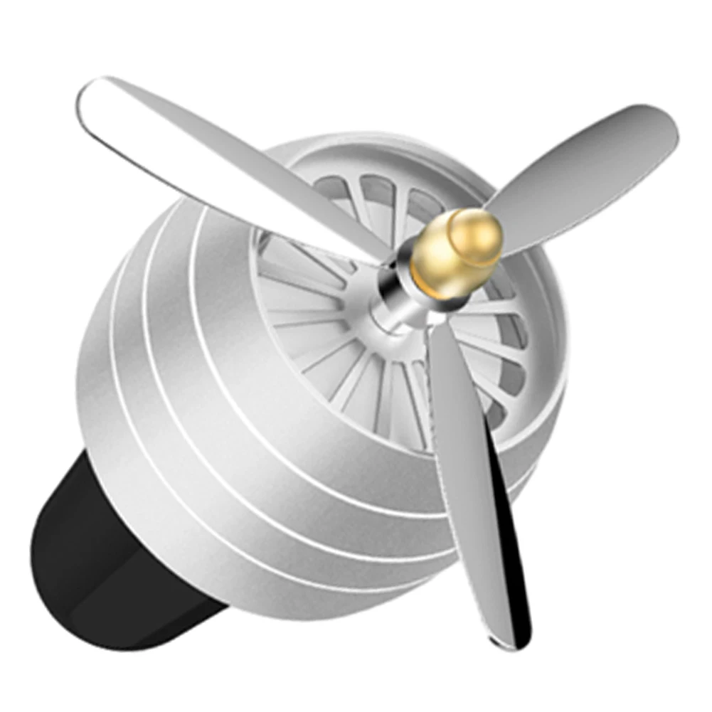 

Car Air Freshener Diffuser Fan Propeller Vent Clip Decor Car Interior Air Perfume Diffuser With LED Ambient Light