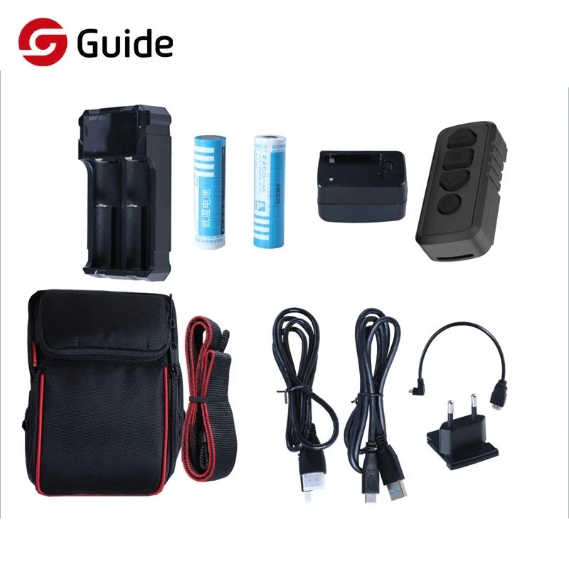 Guide Hunting Thermal Imager, Binocular Night Vision Camera, 2000m Detection Range, Support App, Caza Accessories, 18650 Battery