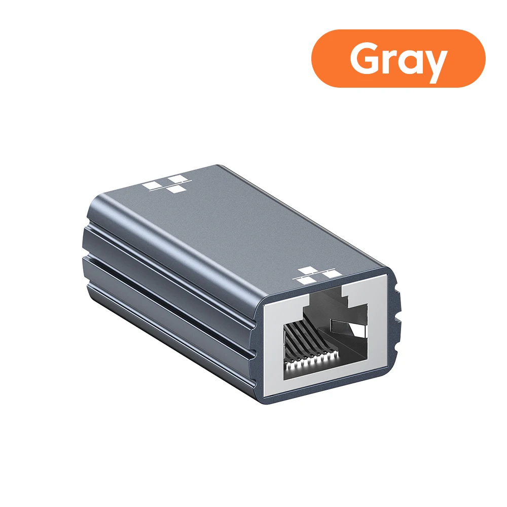 High-Speed RJ45 Gigabit Ethernet Extension Adapter