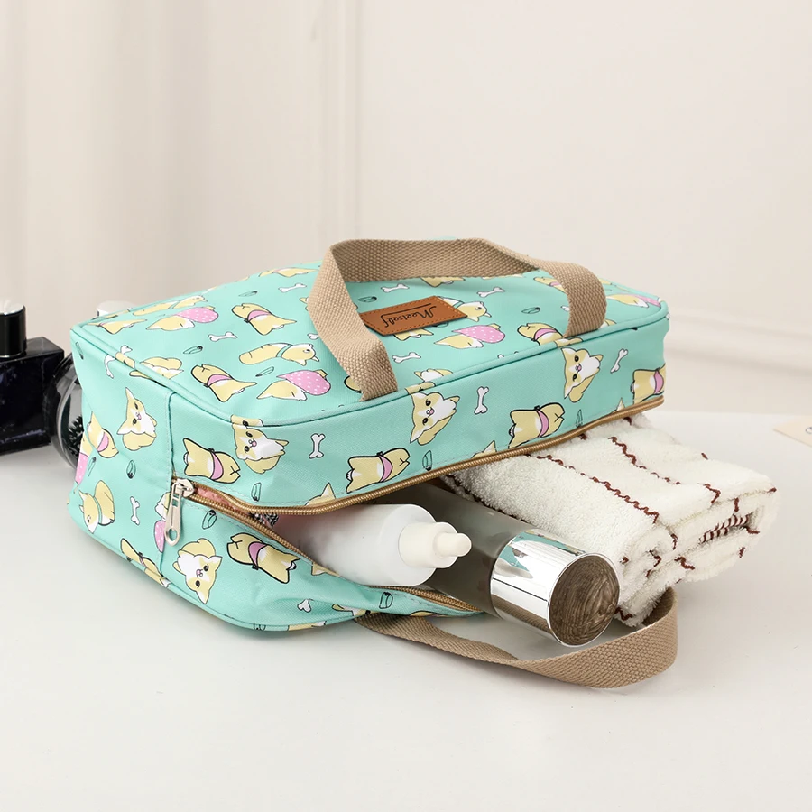 Tragbare Reisehandtasche mit großer Kapazität, Geschäftsreise, verdickte Tasche, Seiteneinlage, Badetasche, wasserdichte Aufbewahrungstasche für Toilettenartikel – Detail 4