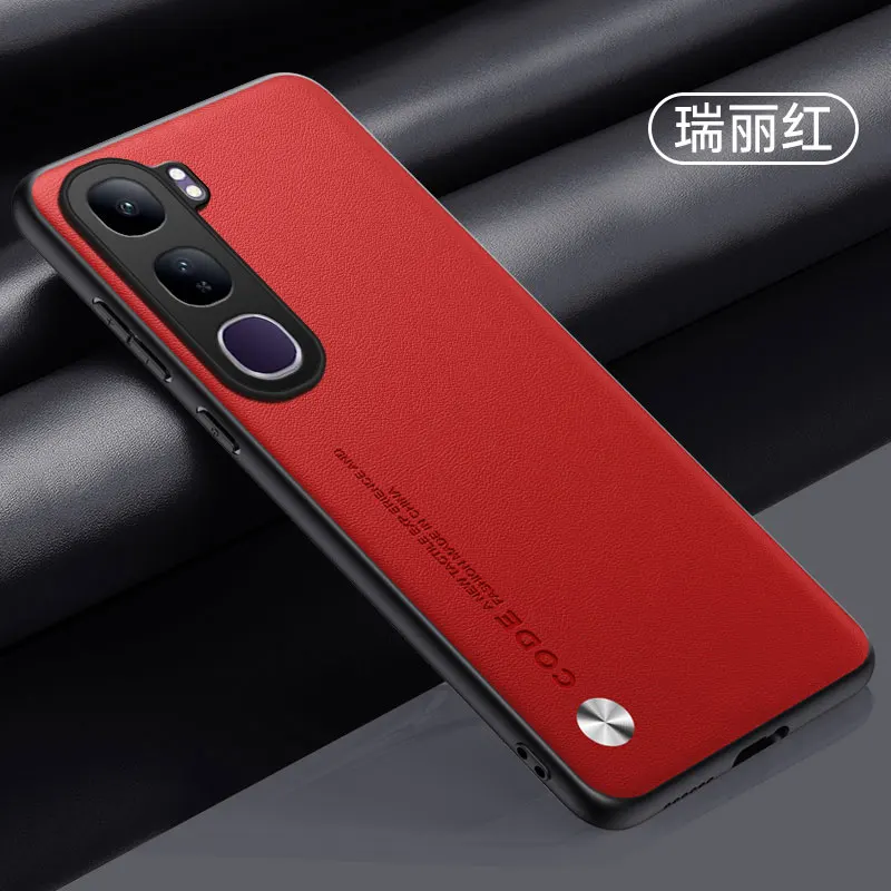 Luxury Leather Anti-Drop Camera Protection Shockproof Bumper Back Cover Case