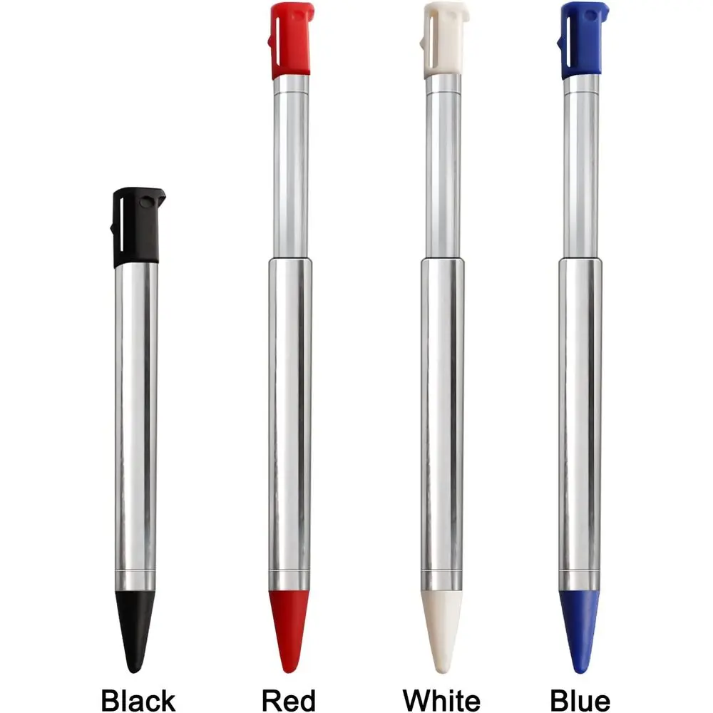 4 Pcs 3DS Metal Stylus Pen Set Retractable Replacement Stylus Compatible with Nintendo 3DS 4in1 Combo Touch Pen Multi Color stylus pen touch pen