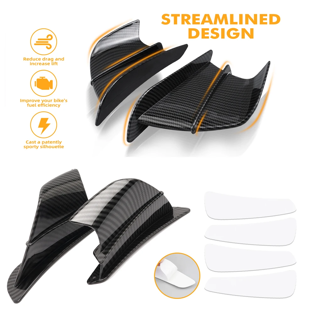 زوج واحد من ملحقات الجناح الجانبي العاكس، وهي بمثا...