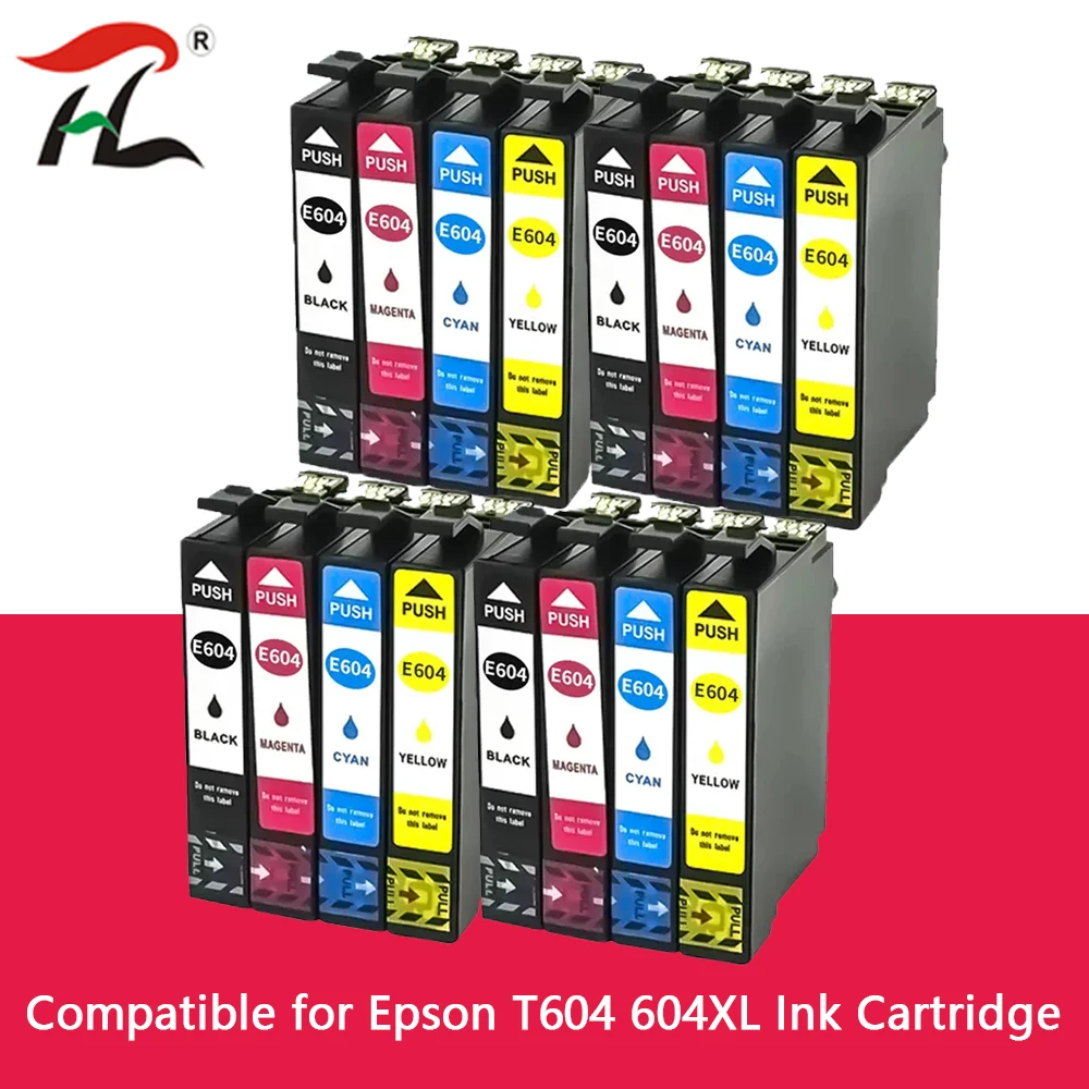 

Совместимый картридж с чернилами T604 604XL для Epson 604 фотографического зеркального принтера