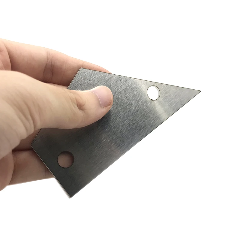 Guitar Bass Fret Leveling Ruler Triangle Fret Measuring Rocker Level Luthier Tool Silver for Guitar Luthier Silver Bronze