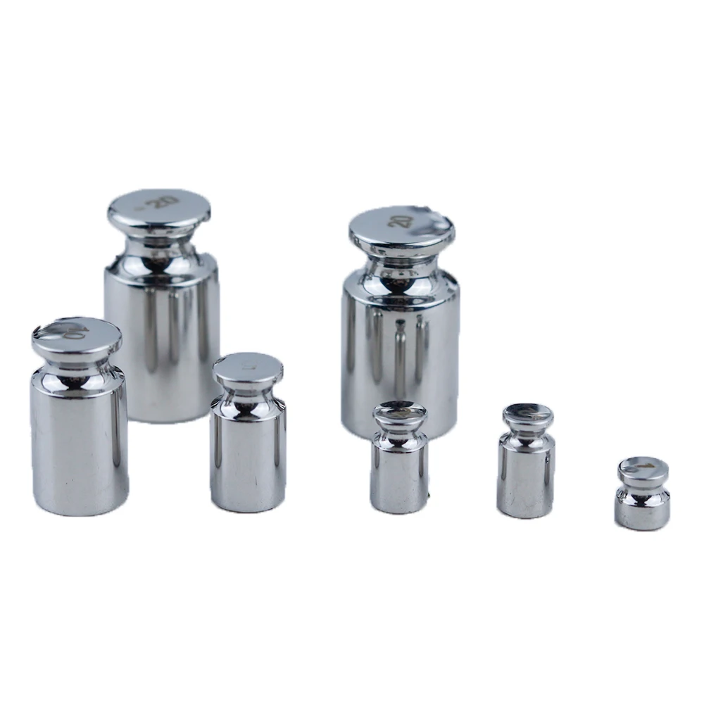 F1 Grade 23pcs 1mg-500g 304 Stainless Steel Digital Scale Calibration Weights Ki