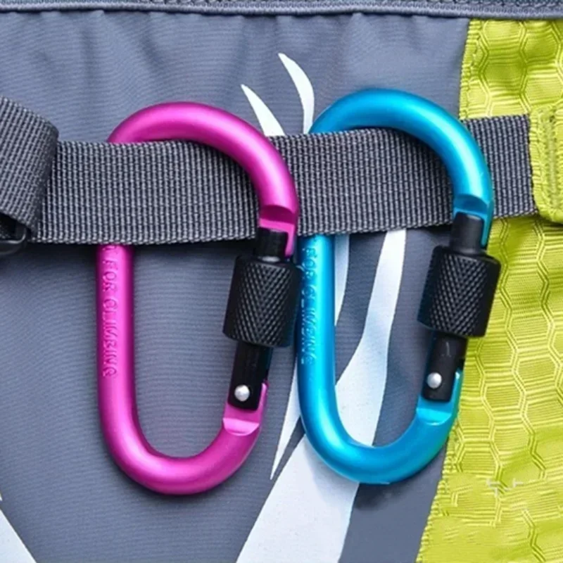Climbing Carabiner 1Pcs Alloy Aluminum for Travel Camping