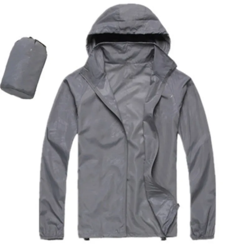 Quick Dry Skin Coat Sunscreen Waterproof Women Men Windproof Coat Jacket Ultra-Light Windbreaker