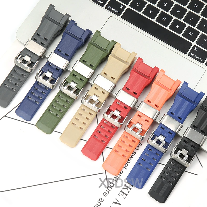 Durable Waterproof TPU Rubber Watch Band - Sport Strap Replacement