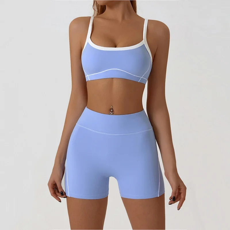 Gym Workout Set Yoga Set Fitness Set Sports Set Sportswear Set Cloud Hide Women Yoga Suit Gym Fitness Set